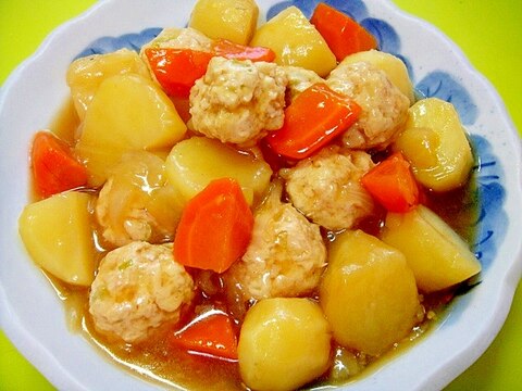 鶏団子入りトロッと肉じゃが